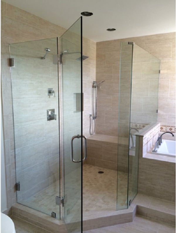 Tổng hợp mẫu cabin phòng tắm kính 135 độ đẹp nhất 2021