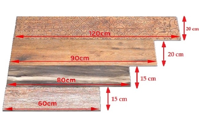 gạch lát nền giả gỗ